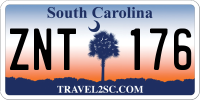 SC license plate ZNT176