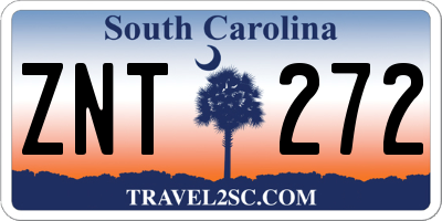 SC license plate ZNT272