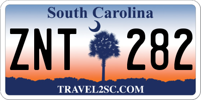 SC license plate ZNT282