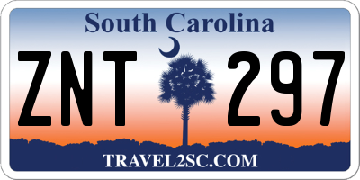 SC license plate ZNT297