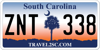 SC license plate ZNT338
