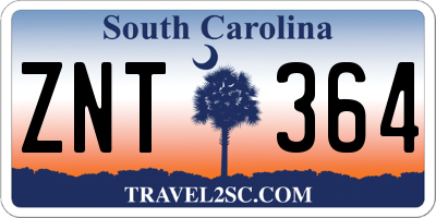 SC license plate ZNT364