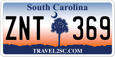 SC license plate ZNT369