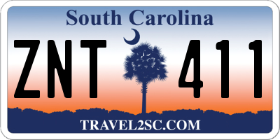 SC license plate ZNT411