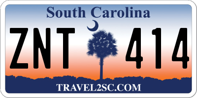 SC license plate ZNT414