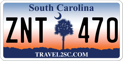 SC license plate ZNT470