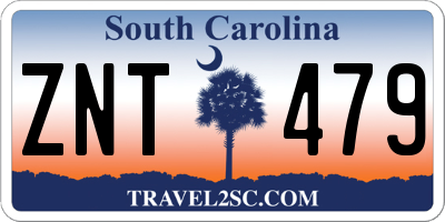 SC license plate ZNT479
