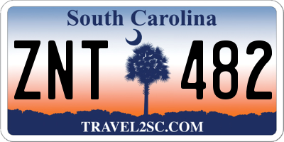 SC license plate ZNT482