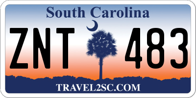 SC license plate ZNT483
