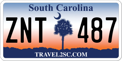 SC license plate ZNT487