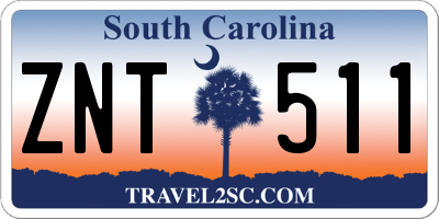 SC license plate ZNT511