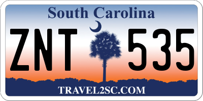 SC license plate ZNT535