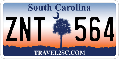 SC license plate ZNT564