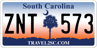 SC license plate ZNT573