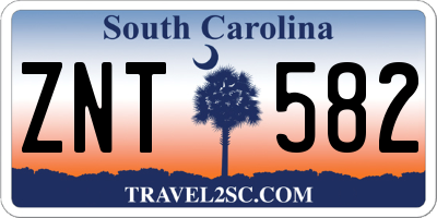 SC license plate ZNT582