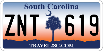 SC license plate ZNT619