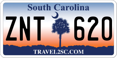 SC license plate ZNT620
