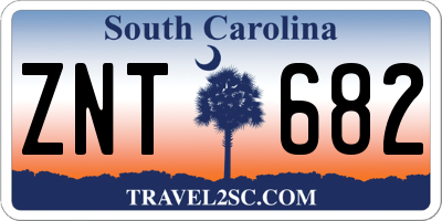 SC license plate ZNT682