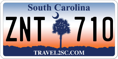 SC license plate ZNT710
