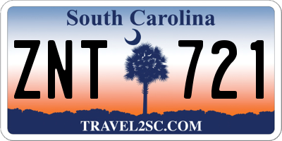 SC license plate ZNT721