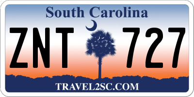SC license plate ZNT727
