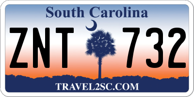 SC license plate ZNT732