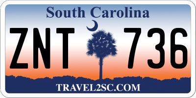 SC license plate ZNT736