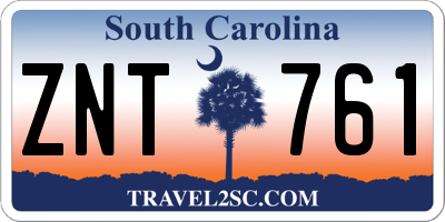 SC license plate ZNT761