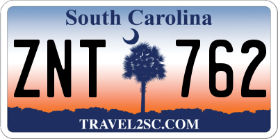 SC license plate ZNT762