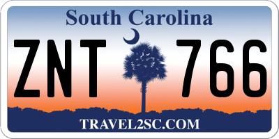 SC license plate ZNT766