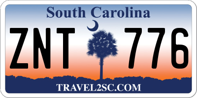 SC license plate ZNT776