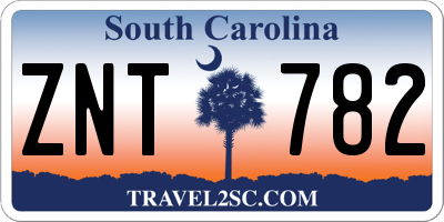 SC license plate ZNT782