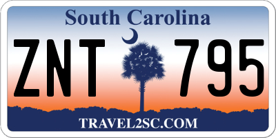 SC license plate ZNT795