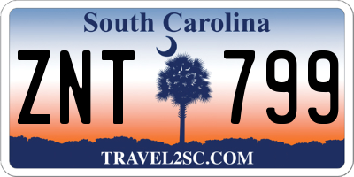SC license plate ZNT799