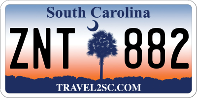 SC license plate ZNT882