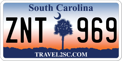 SC license plate ZNT969