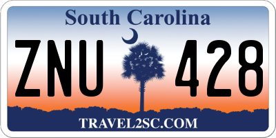 SC license plate ZNU428
