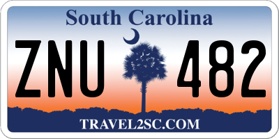 SC license plate ZNU482