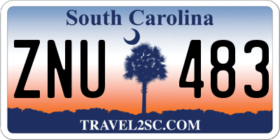 SC license plate ZNU483
