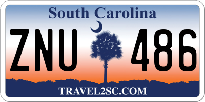 SC license plate ZNU486