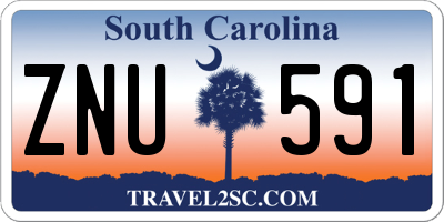 SC license plate ZNU591