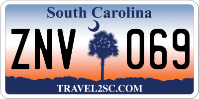 SC license plate ZNV069