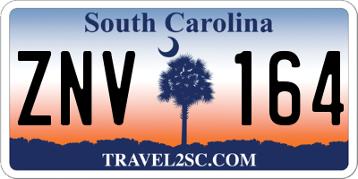 SC license plate ZNV164