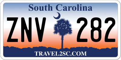 SC license plate ZNV282