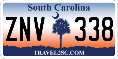 SC license plate ZNV338