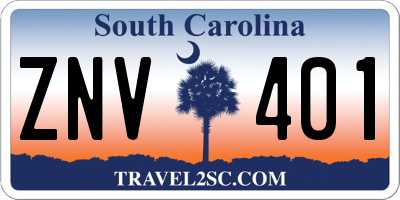 SC license plate ZNV401