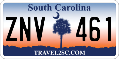 SC license plate ZNV461