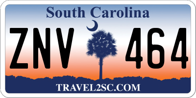 SC license plate ZNV464