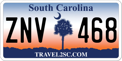SC license plate ZNV468