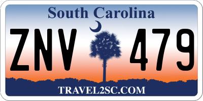 SC license plate ZNV479